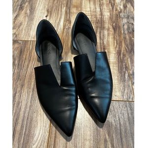 Vince • Darlington Flat In Black Leather